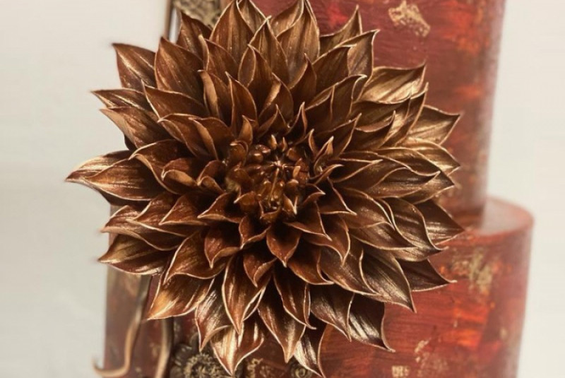 Online kurz výroby čokoládových kvetov - ruža & dáhlia